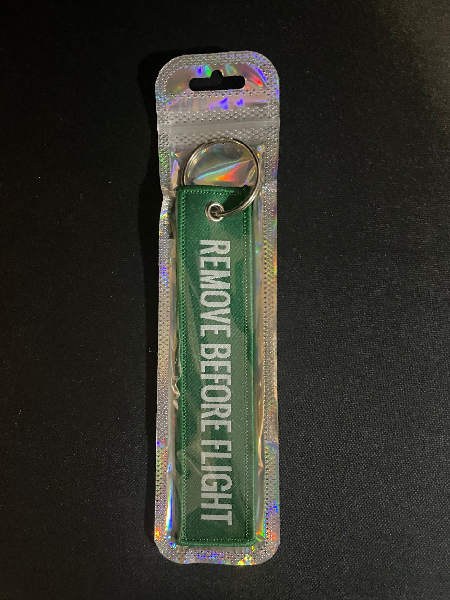 Remove before flight Keyring