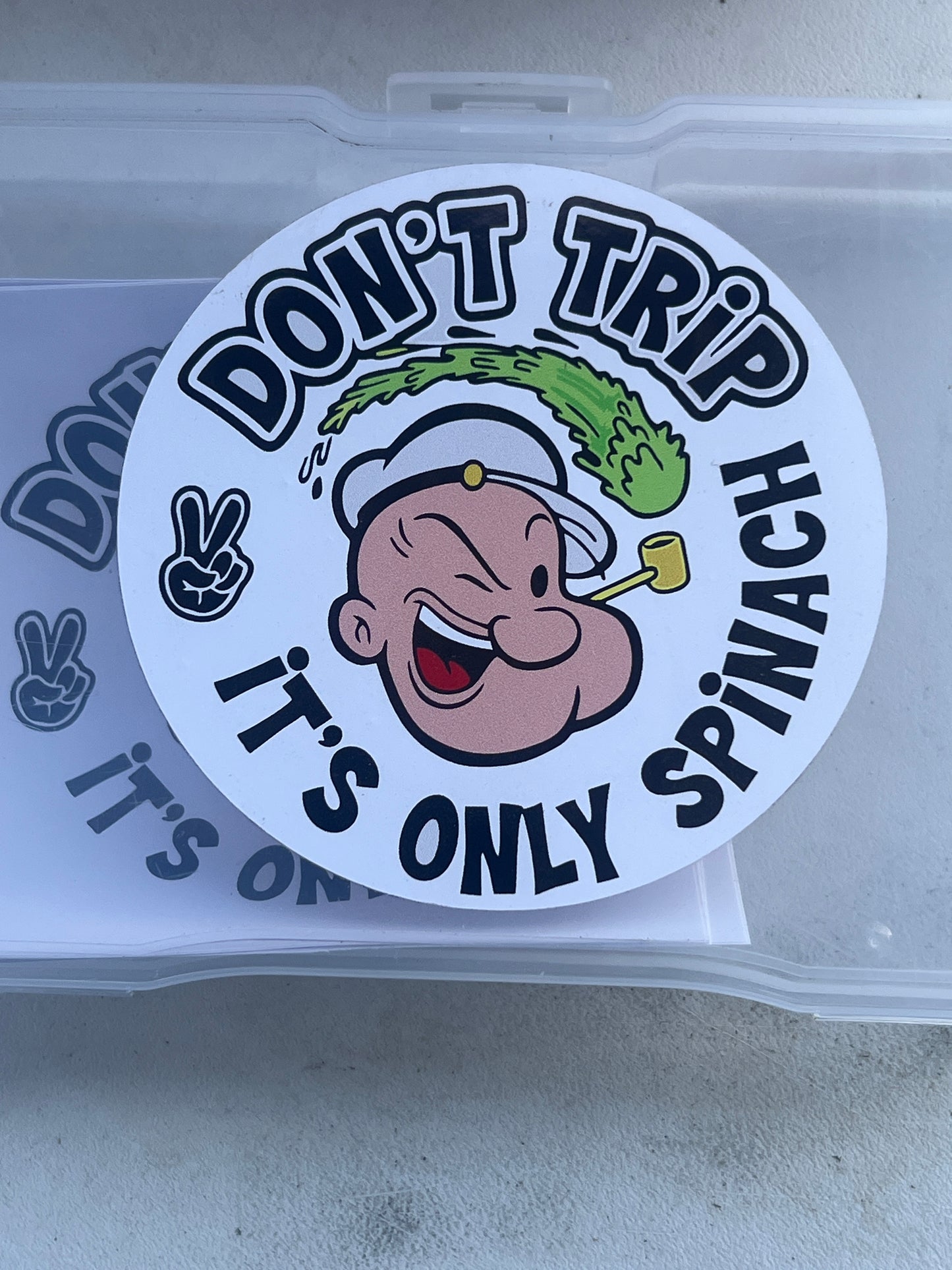 Don’t trip pop eye