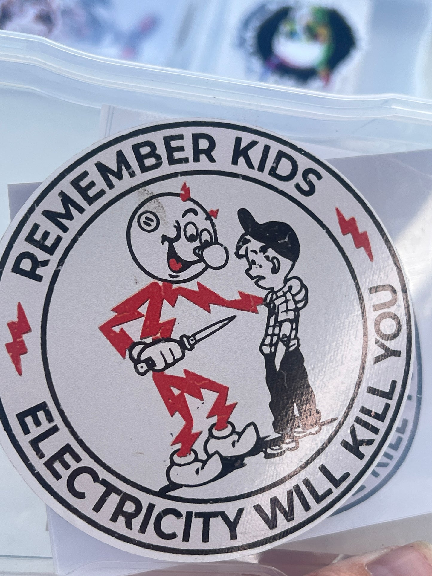 Shocking Truth Sticker ⚡🔪