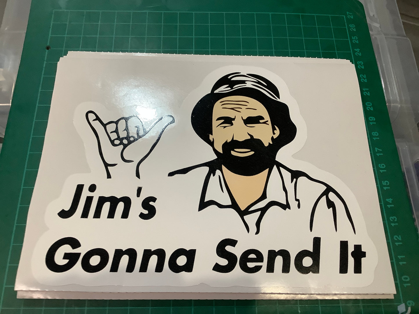 Jim’s going to send it