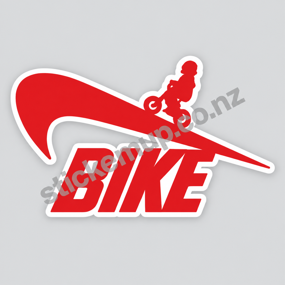 BIKE BMX Parody Sticker – watermarked product preview