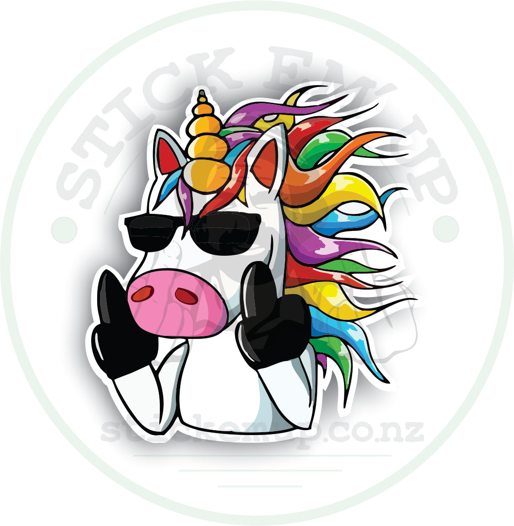 Flippin’ Unicorn 🦄🖕