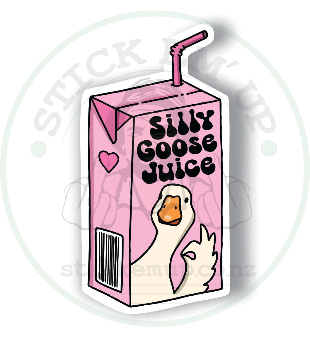Silly Goose Juice Sticker 🧃🦢💨