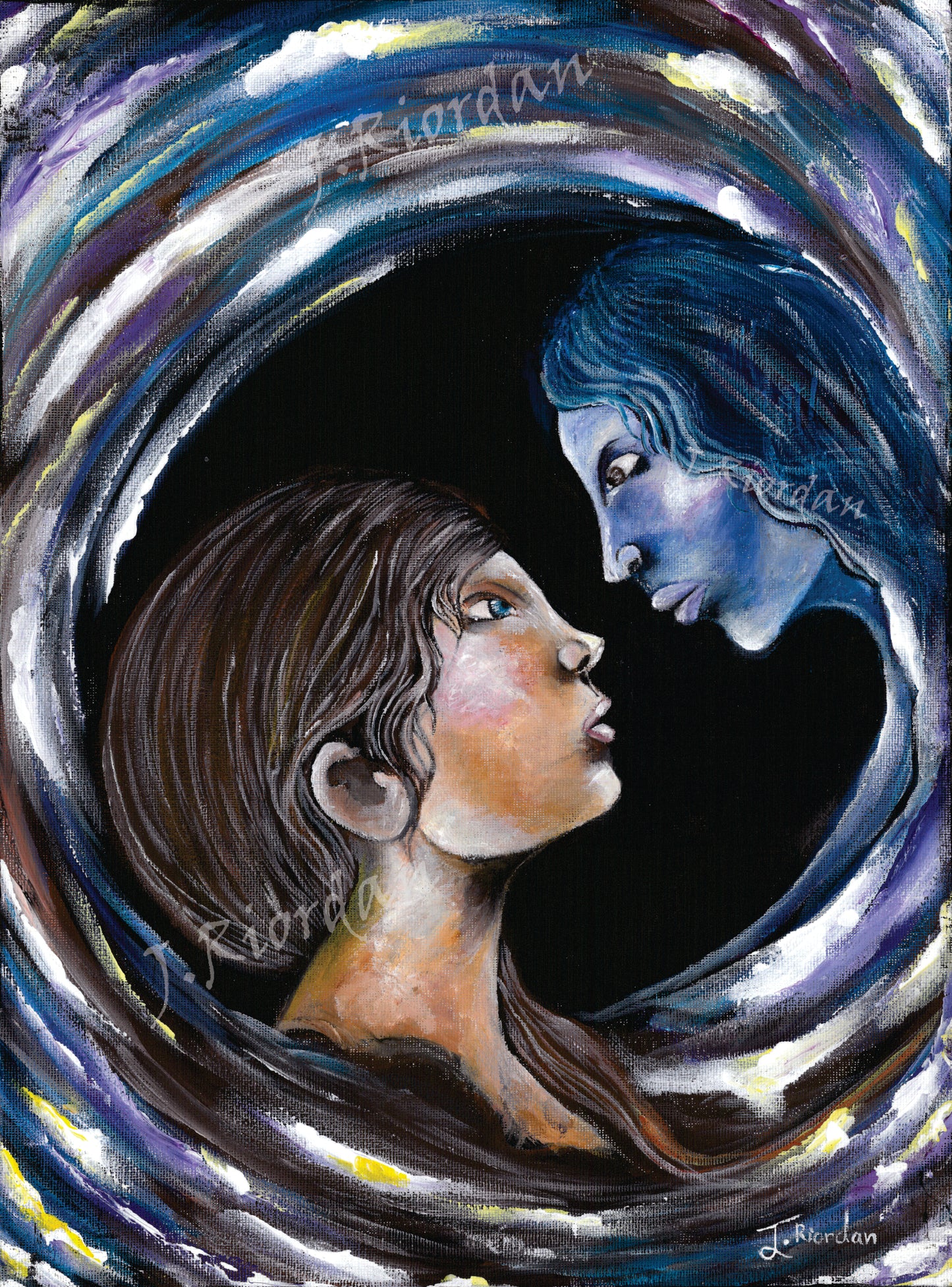 Spiral With Girls Facing Each Other