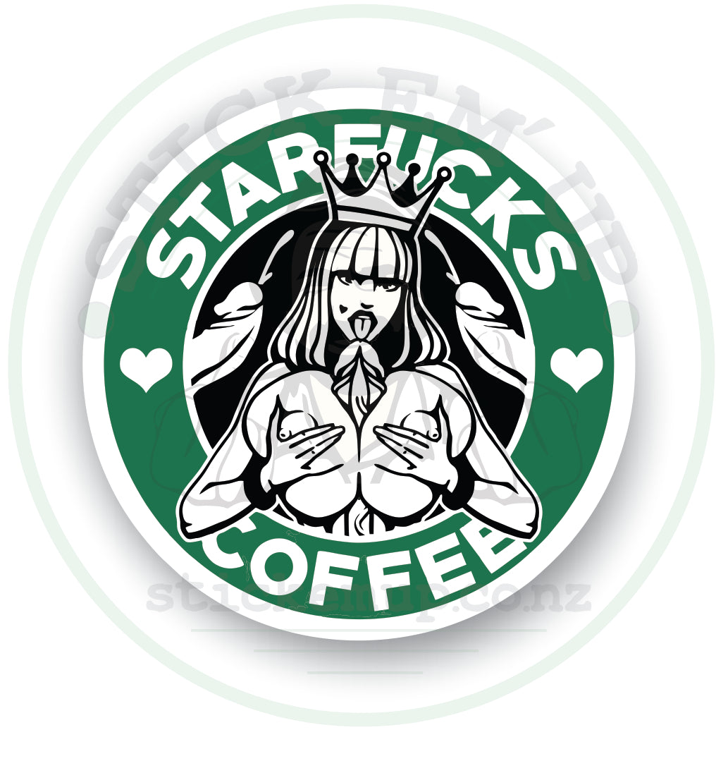 Starfucks Sticker ☕🍆
