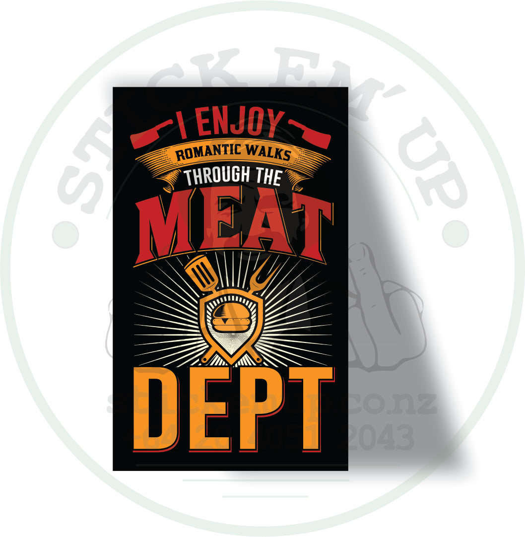 Meat Dept Sticker 🥩🍔🔥
