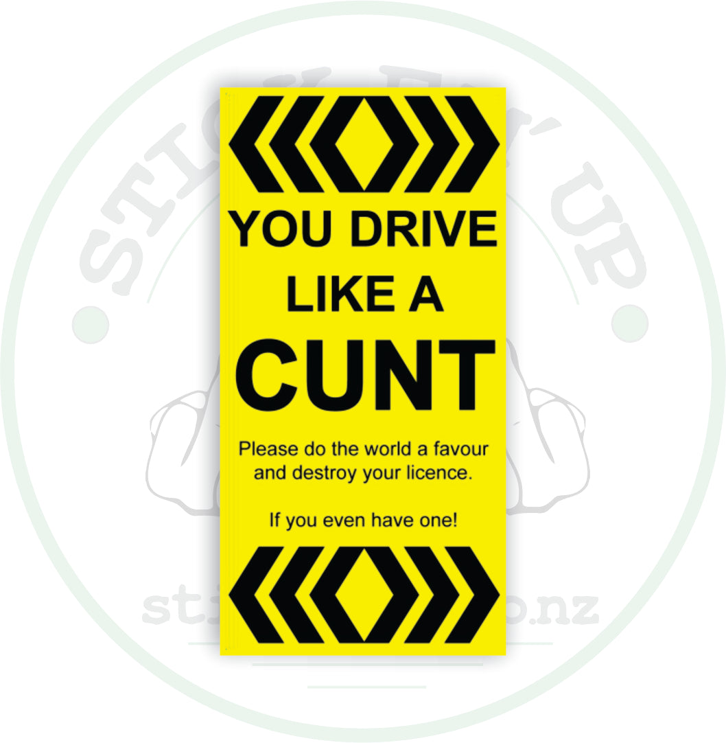 You Drive Like a C🛑NT 🚗💨