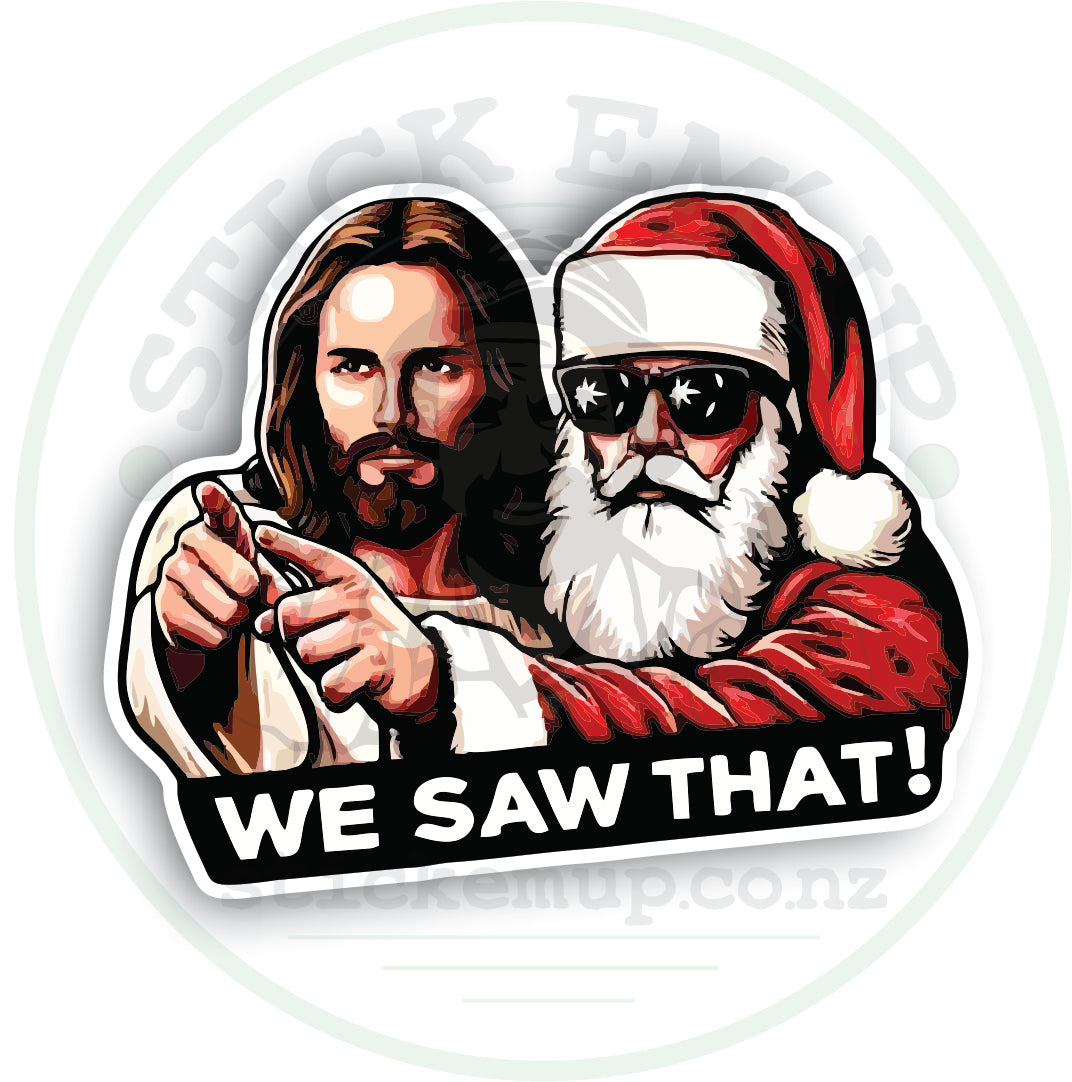 We Saw That Sticker 👀🎅✝️