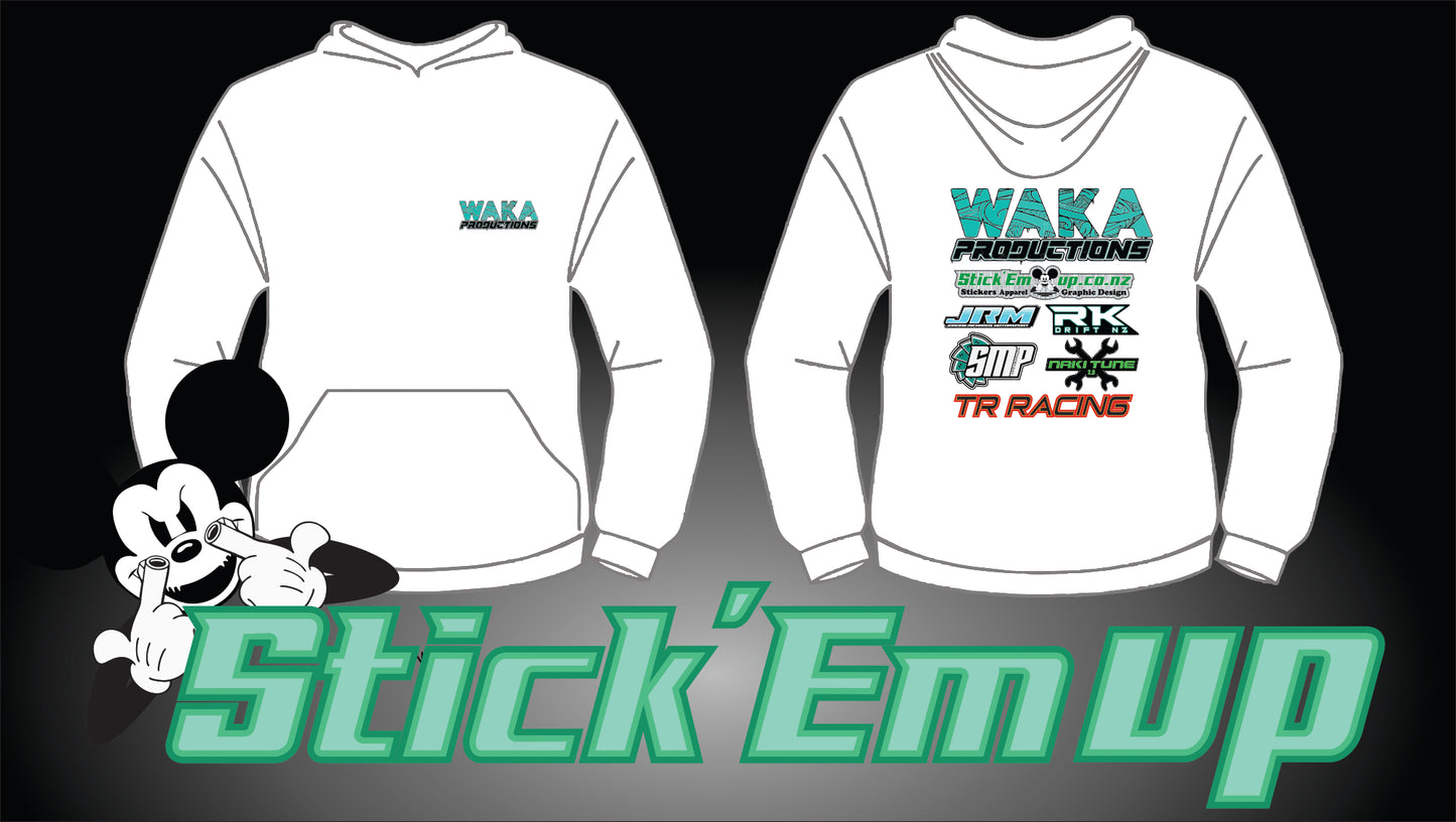 Waka Hoodie White