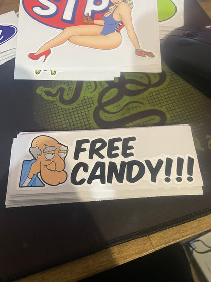 Free candy !!! sticker