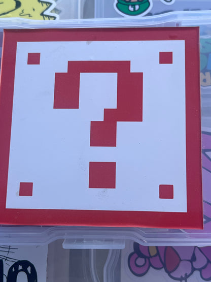 Mystery box sticker