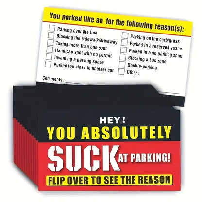 Suck At Parking Cards 10 Pack