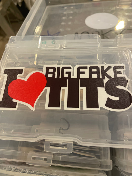 I love big fake tits