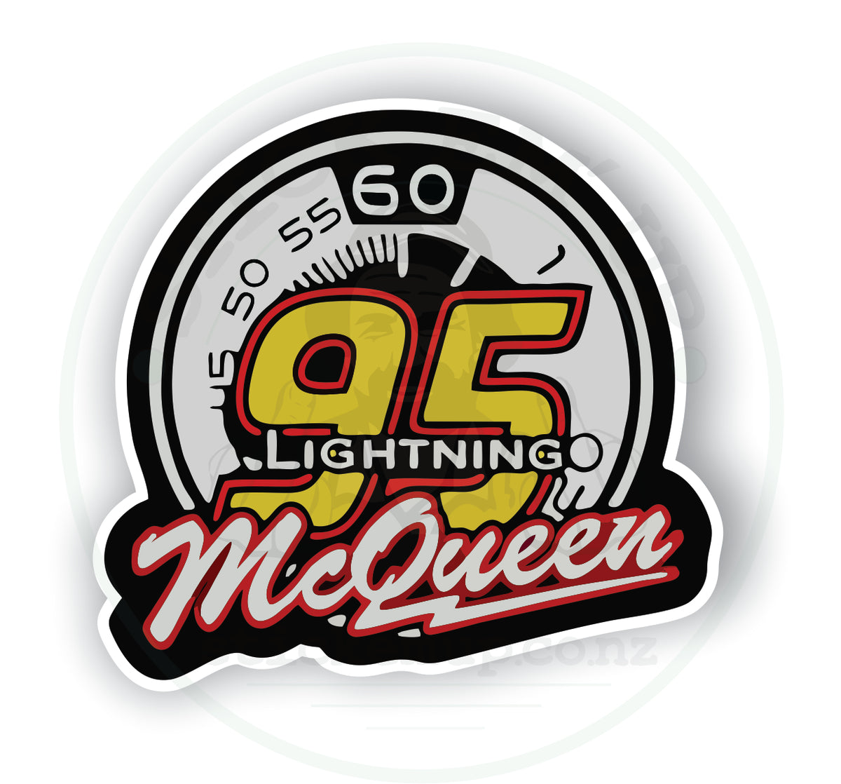 Printable 95 Sticker 95 Speedometer Sticker – Stick Em' Up