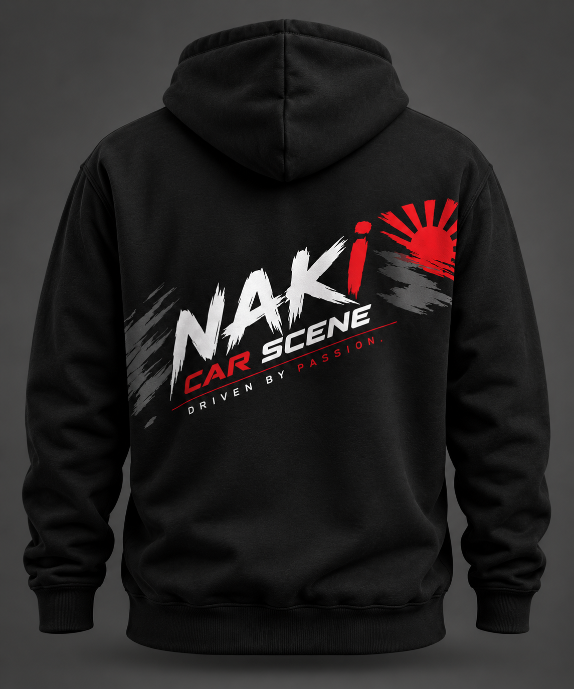 Naki Car Scene Black Hoodie