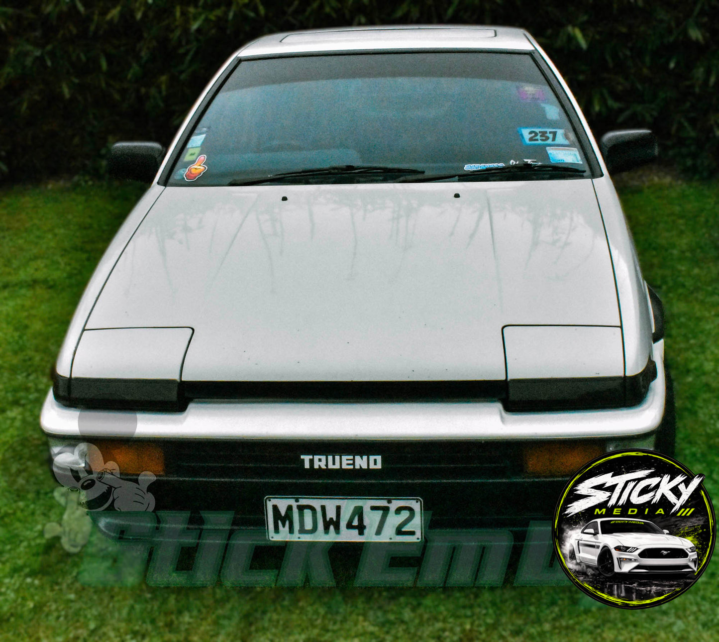 White Toyota AE86 Sprinter Trueno - Cars & Coffee May 26 #03