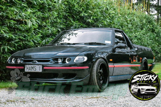 Black Ford Falcon XR6 ute - Cars & Coffee May 26 #26