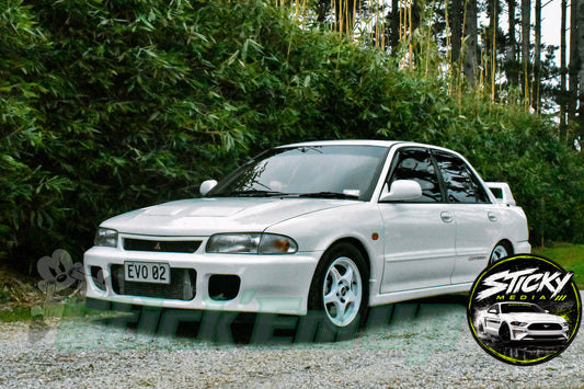 White Mitsubishi Lancer Evolution III - Cars & Coffee May 26 #42