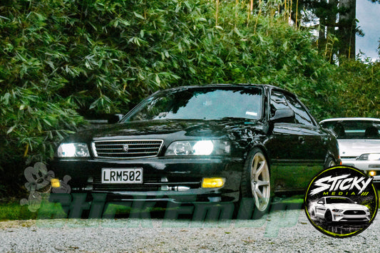 Black Toyota Chaser JZX100 - Cars & Coffee May 26 #48