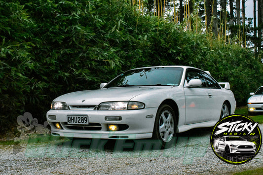 White Nissan Silvia S14 - Cars & Coffee May 26 #51