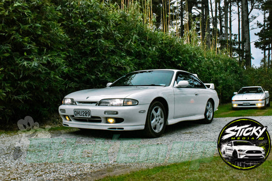 White Nissan Silvia - Cars & Coffee May 26 #50