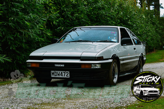 White Toyota AE86 Sprinter Trueno - Cars & Coffee May 26 #58