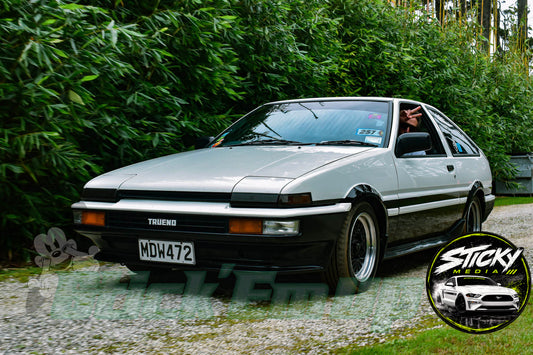 White Toyota AE86 Sprinter Trueno - Cars & Coffee May 26 #59
