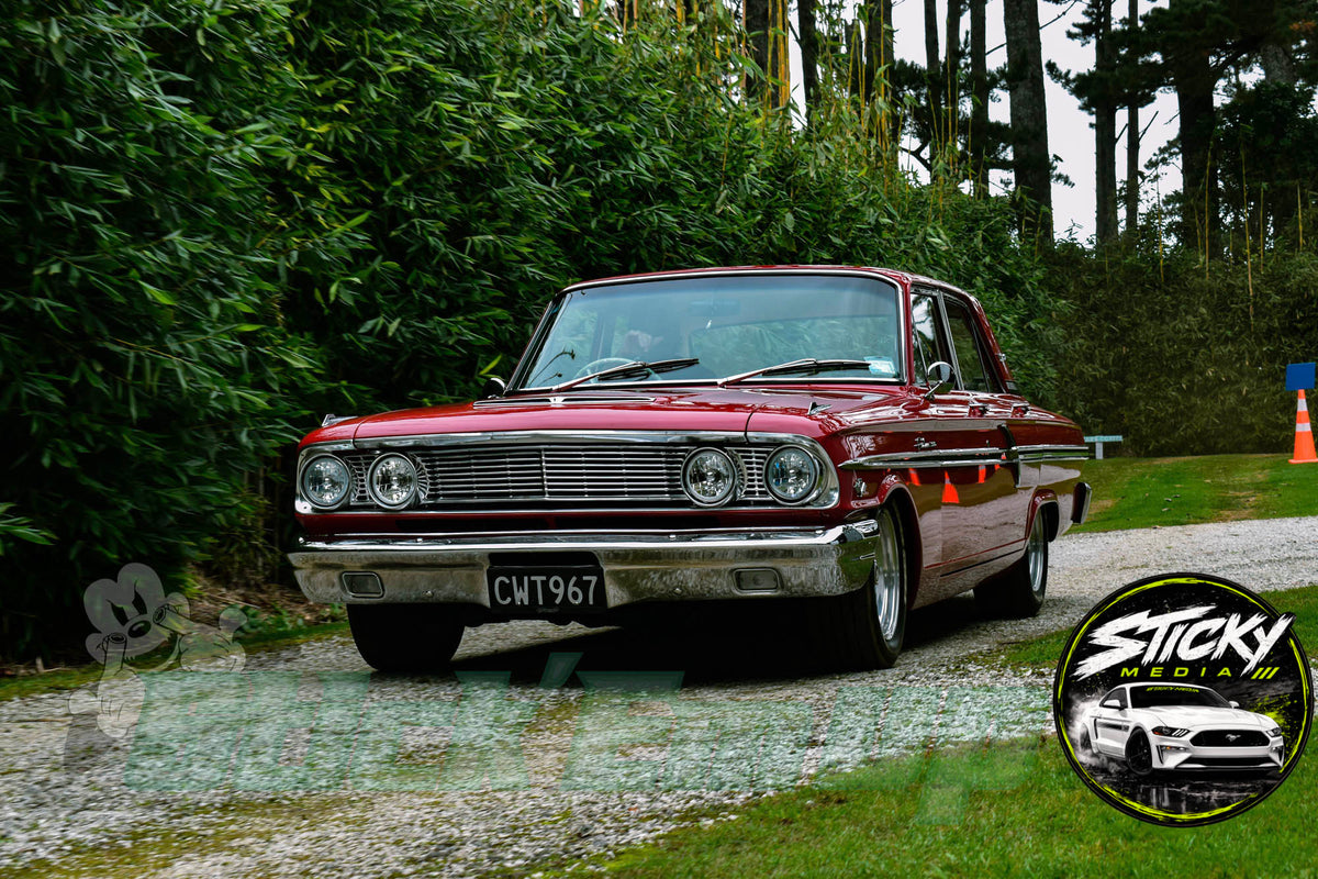 Red Ford Galaxie - Cars & Coffee May 26 #66