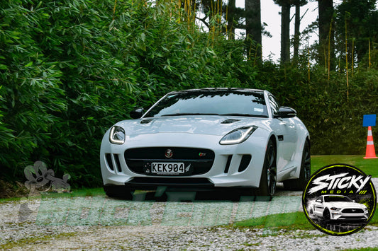 White Jaguar F-Type - Cars & Coffee May 26 #70