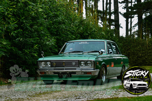 Green Toyota Crown - Cars & Coffee May 26 #81