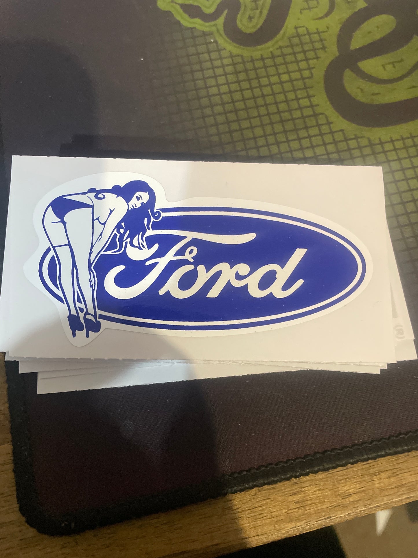 Ford Pin-Up Sticker