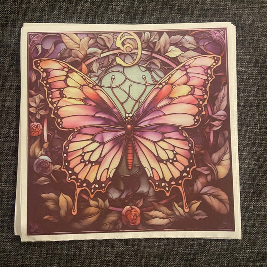 Mystic Butterfly Window Sticker