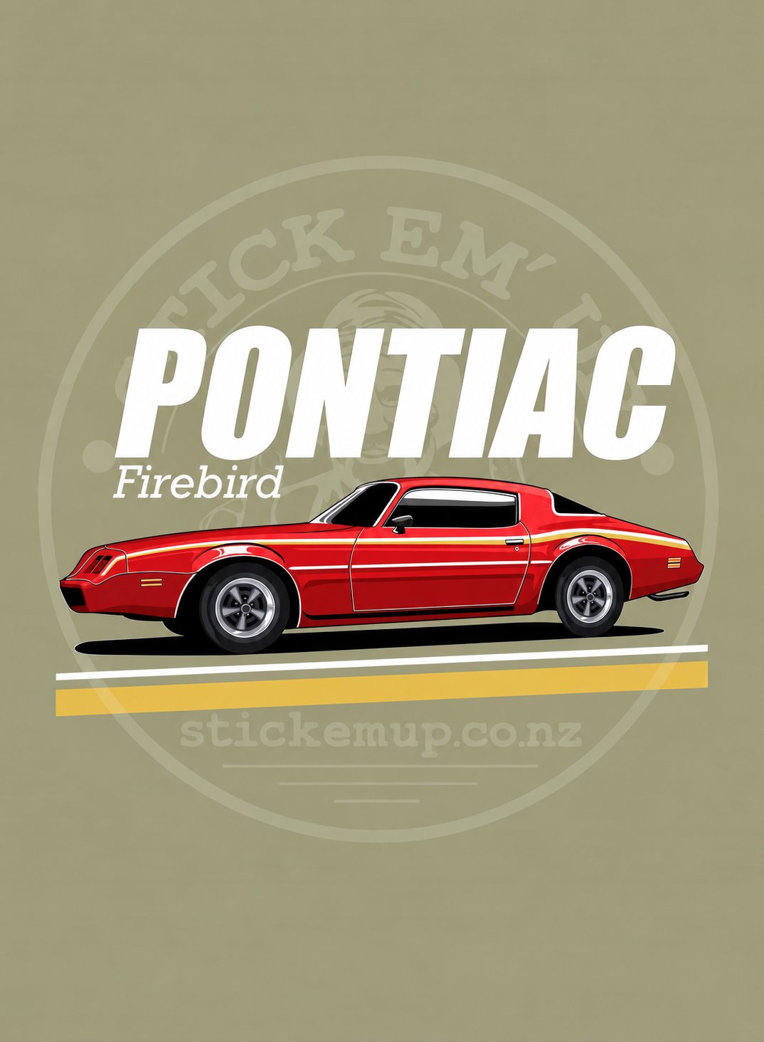 Pontiac Firebird - Retro Series Poster