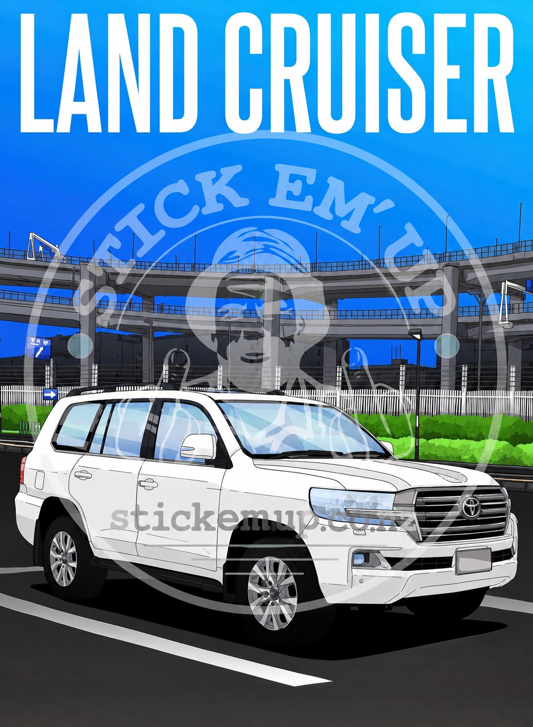 Toyota Land Cruiser 200 - Street Series Poster