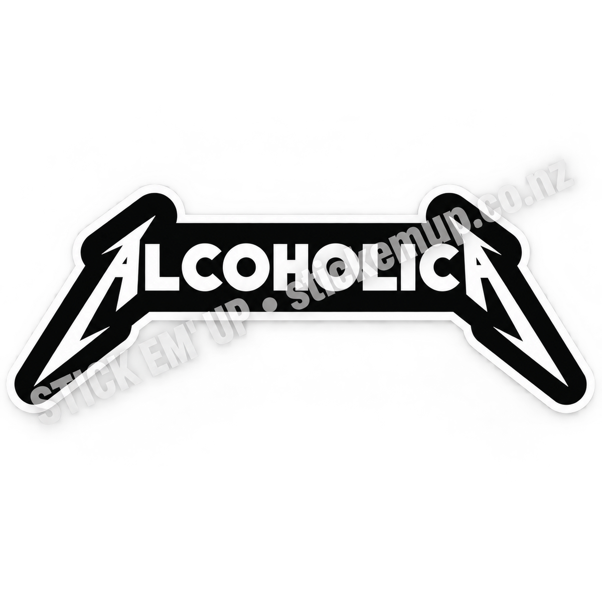 Alcoholica Sticker – watermarked product preview