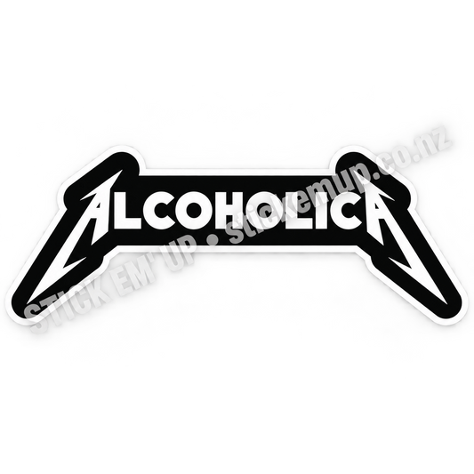 Alcoholica Sticker – watermarked product preview