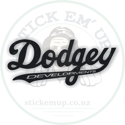 OG Dodgey Developments Black Decal