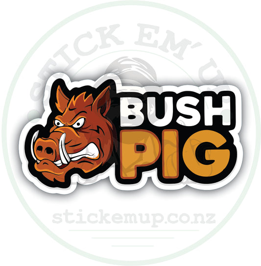 Bush Pig Sticker