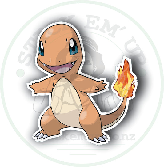 Charmander Sticker – Burn Bright, Stick Hard 🔥