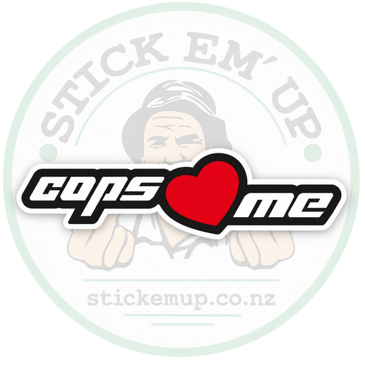 Cops Love Me Sticker — logo-watermarked preview
