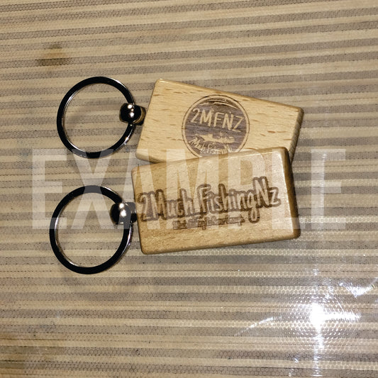 Logo Laser Engraved Keyring