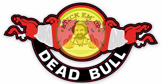 Dead Bull Parody Sticker — logo-watermarked preview