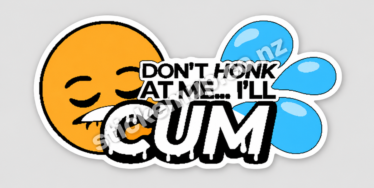 Don't Honk at Me Emoji Sticker – watermarked product preview