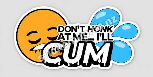 Don't Honk at Me Emoji Sticker – watermarked product preview
