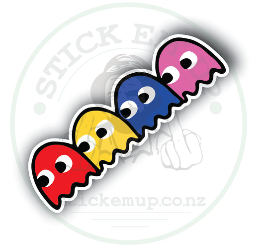 Pack Ghosts Sticker – Retro Vibes, Modern Mischief 👻🟡