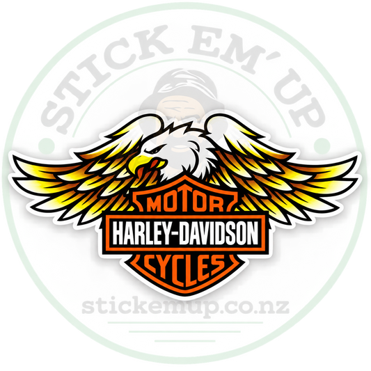 Harley-Davidson Eagle Sticker — logo-watermarked preview