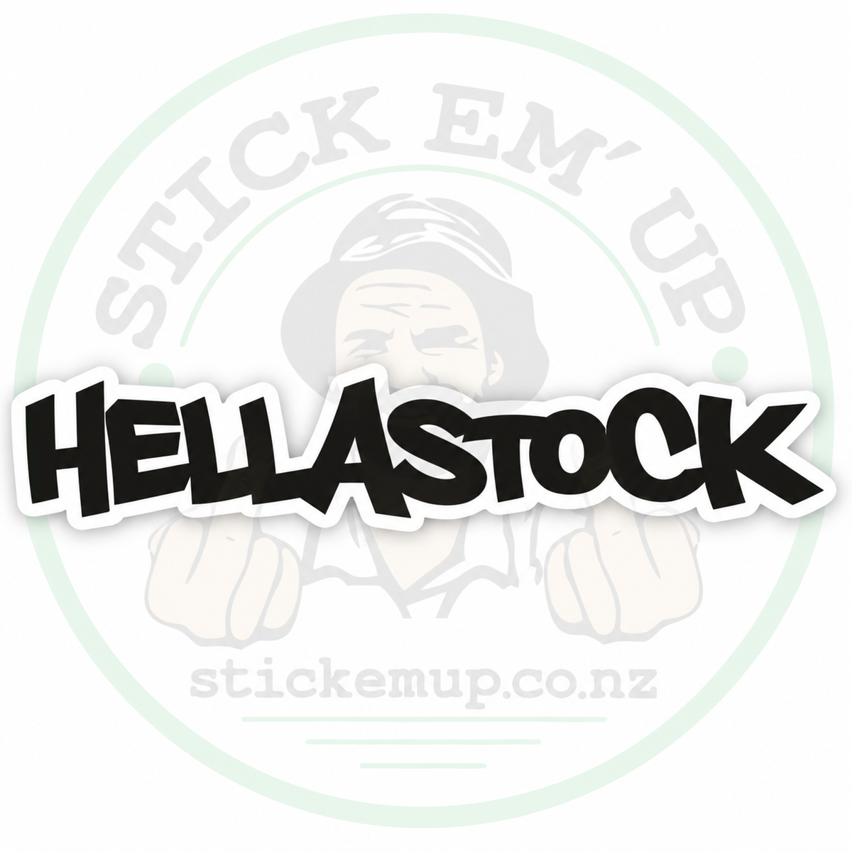 Hella Stock Black Decal — logo-watermarked preview