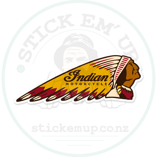 Indian motorcycles FC – sticker cut contour and Stick Em’ Up watermark