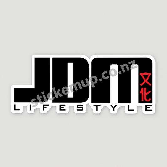 JDM Lifestyle Sticker – watermarked product preview