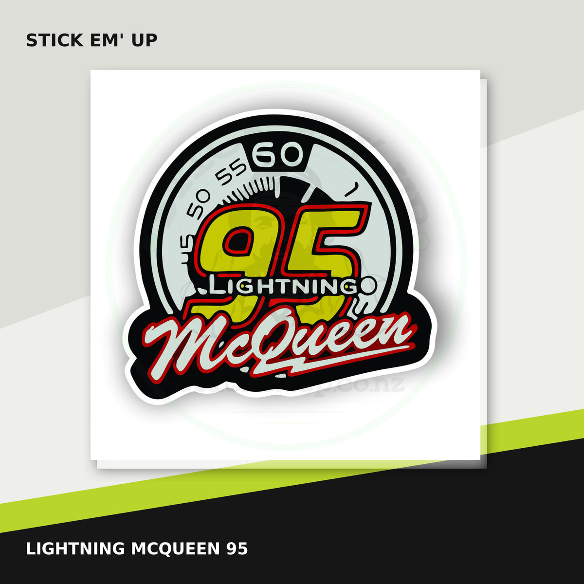 Lightning McQueen 95 racing sticker